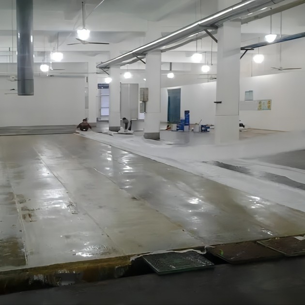 咸阳防腐蚀地坪,环氧玻纤地坪，玻纤工业地坪，环氧玻纤布地坪,乙烯基玻纤布地坪产品图3